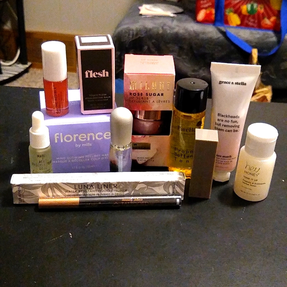 NEW face masks and toner